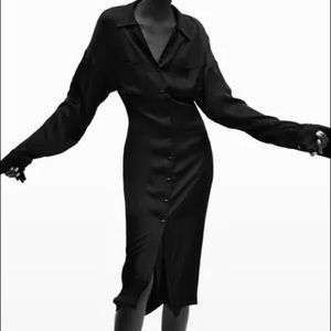 Zara Button down shirt dress